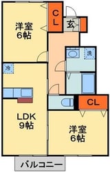 グランモア大巌寺の物件間取画像